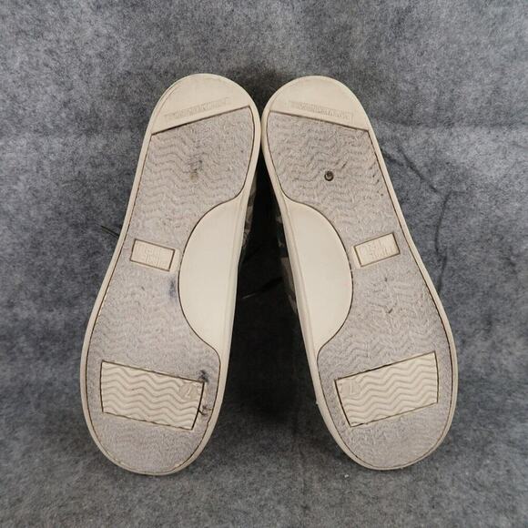 Time and Tru Shoes Womens 7 Casual Sneakers Slip On Flats Camo Stretch Green - Picture 9 of 13